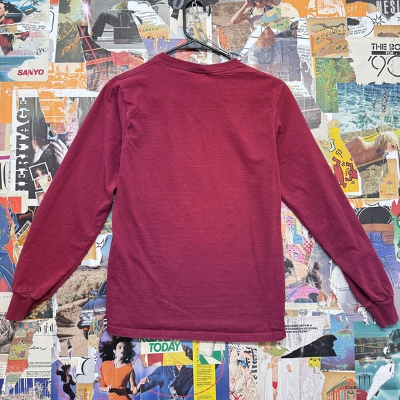 Fruit of the Loom Florida State Seminoles Long Sleeve T Shirt Burgundy S - Picture 7 of 7